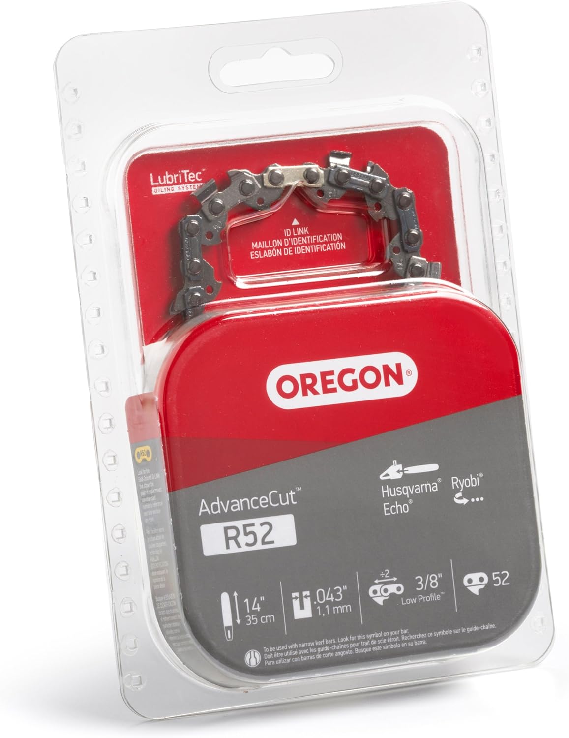 Oregon R52 AdvanceCut 14-Inch Chainsaw Chain Fits Husqvarna, Echo, Ryobi: Garden & Outdoor