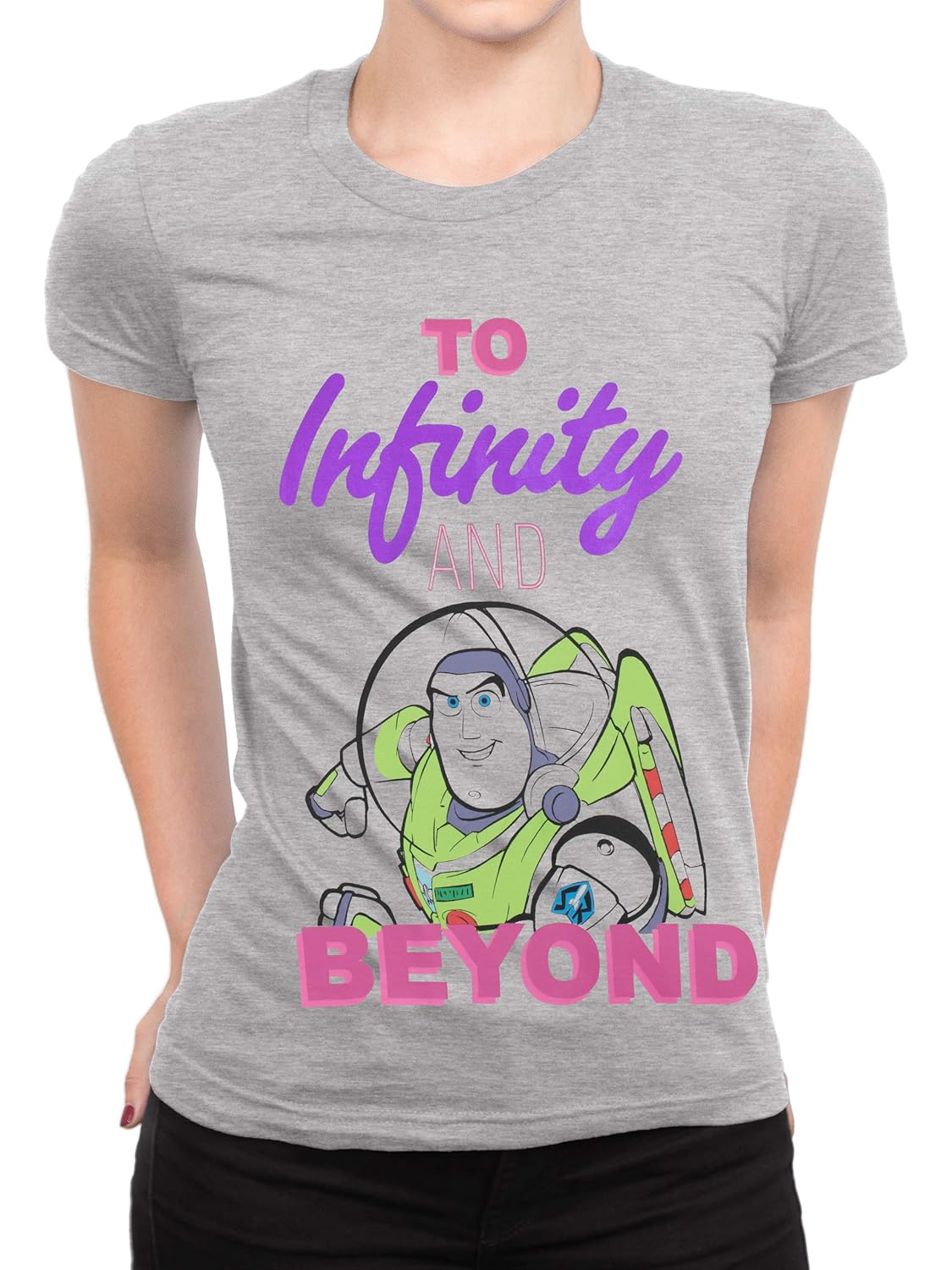 Buy Disney Womens' Toy Story TShirt Buzz Lightyear Grey Size Medium at