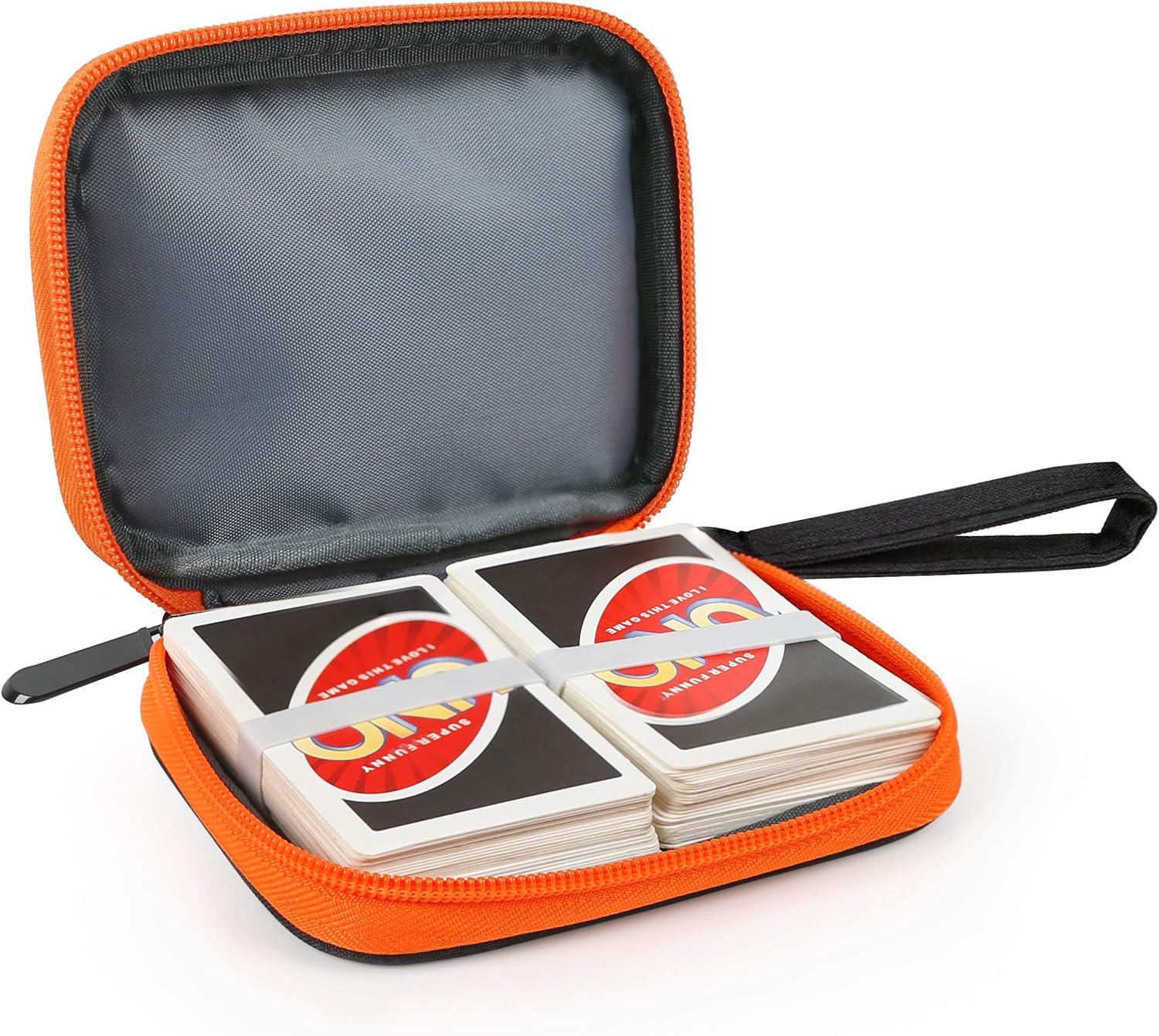 YSAGi Travel Carrying Case Compatible with UNO Card Game, Fit up to 150 Cards, Soft Cloth
