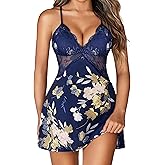Avidlove Women Lingerie Lace Chemise Sleepwear Babydoll Teddy Lingerie