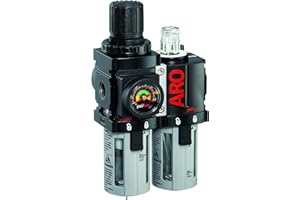 INGERSOLL RAND ARO C38121-600-VS Air Filter-Regulator-Lubricator Combination, 1/4" NPT