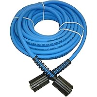 UBERFLEX™ Kink Resistant Pressure Washer Hose 1/4" x 50' 3,100 PSI with (2) 22MM