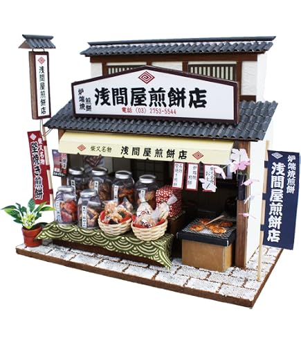 Amazon.com: Billy handmade Dollhouse Kit Kyoto series Kyomachiya