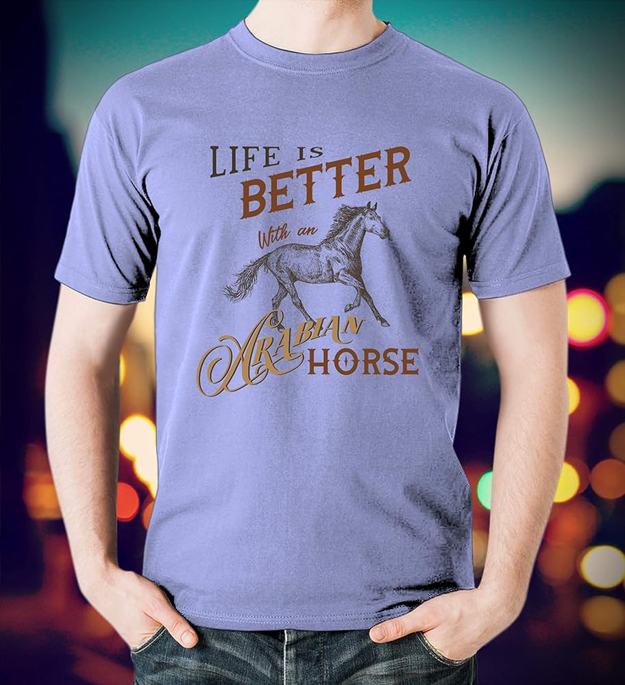 Equestrian Arabian Horse Shirt Life Is Better Equestrian Girl Gift