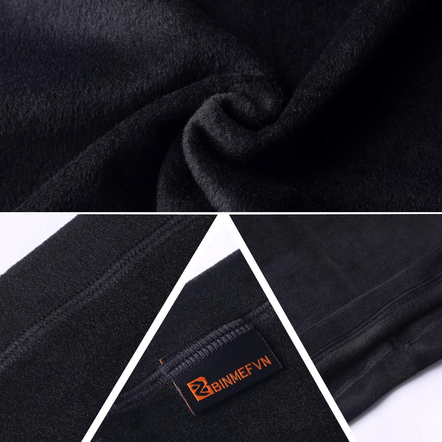 B BINMEFVN Polar Fleece Neck Warmer - Windproof Winter Neck Gaiter Cold Weather Face Mask for Men Women - 1 or 2 Pack: Clothing
