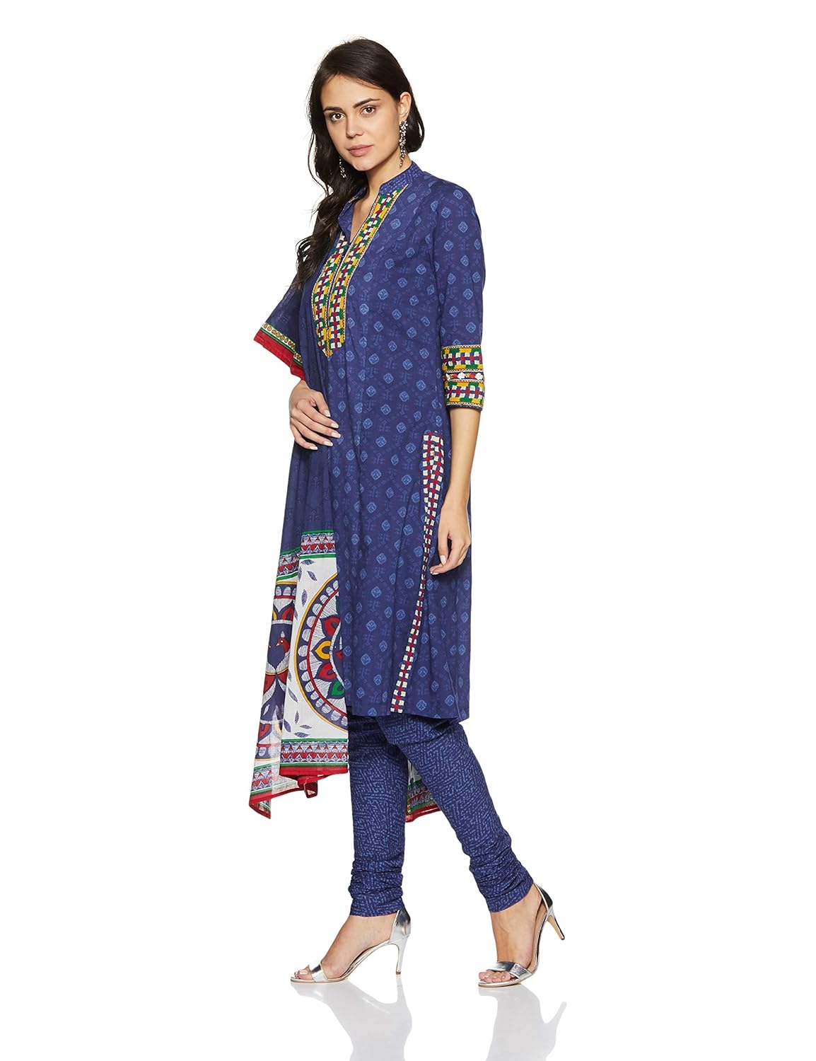 biba women's straight salwar suit set