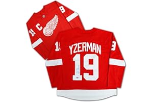 Steve Yzerman Autographed Detroit Red Jersey – Signed Hockey Memorabilia Collectible (Size L or XL)