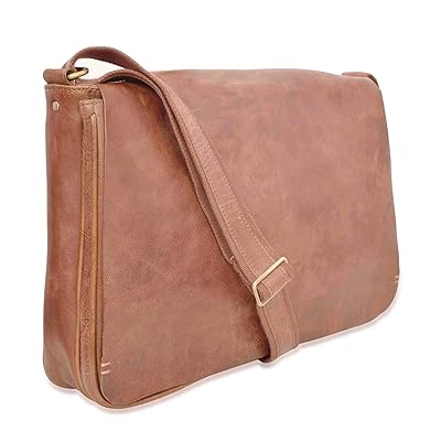 cheap leather messenger bag