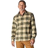 Carhartt Mens Rugged Flex Relaxed Fit Midweight Flannel Long-Sleeve Plaid Shirt