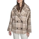 Levi's Women's Wool Blend Peacoat With Removable Sherpa Collar