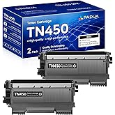 TN-450 TN450 Black High Yield Toner Cartridge Replacement for Brother TN450 TN 450 HL-2240 HL-2270DW HL-2280DW MFC-7360N MFC-7460DN MFC-7860DW IntelliFax 2840 2940 Printer (2 Pack)