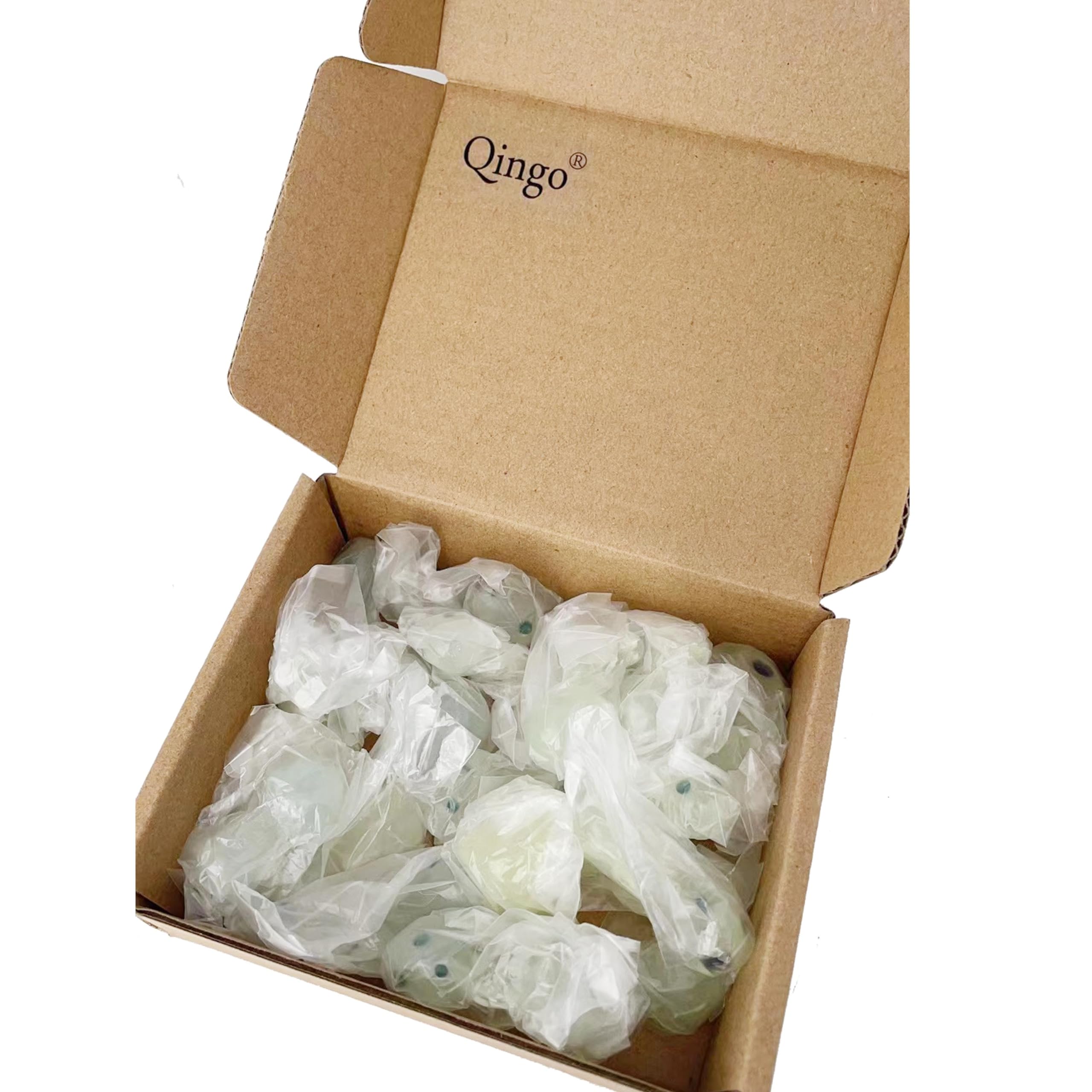 Qingo Fairy Garden Accessories Tree Elves Easter Egg Fillers Glow in Dark Basket Stuffers Garden Alien Decor Miniature for Micro Landscape Outdoor Status Patio Lawn Yard Kit