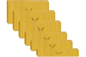 Korantek 23 Gauge Pin Nails, Headless Pinner Nails, 6 Sizes Assorted 3/8 Inch to 1-3/8 Inch for Molding Cabinetry Building,ph