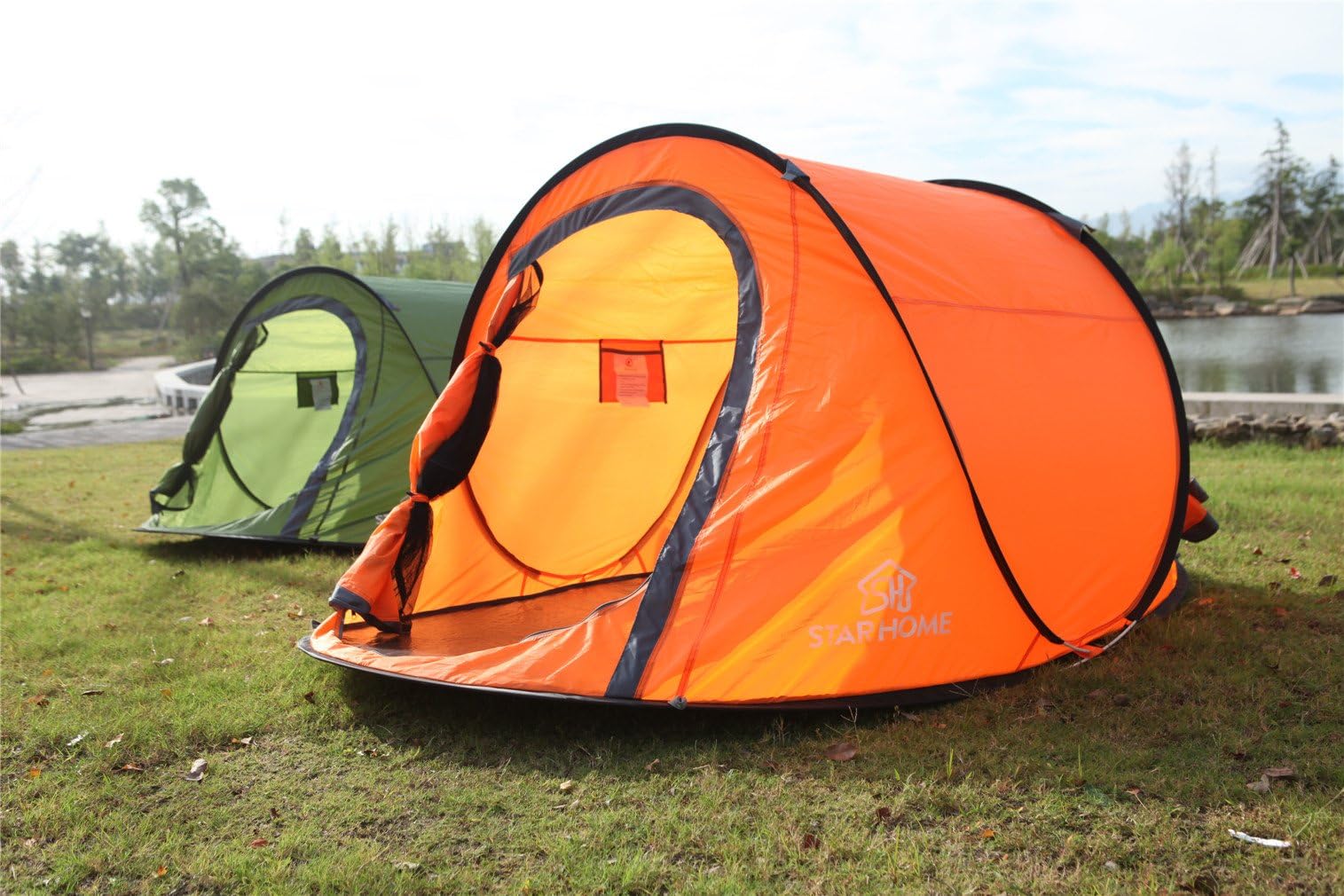 JX STAR HOME Boat Tents Backpacking Tent Outdoor Camping Hiking Tents for 2 Person Sun Shelter Lightweight Beach Tents Sun Shade Tents Family Tent Automatic tents.Size:245L*145W*100Hcm