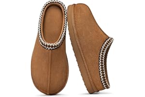 Litfun Memory Foam Slippers for Women Men Cozy Warm House Shoes Indoor and Outdoor