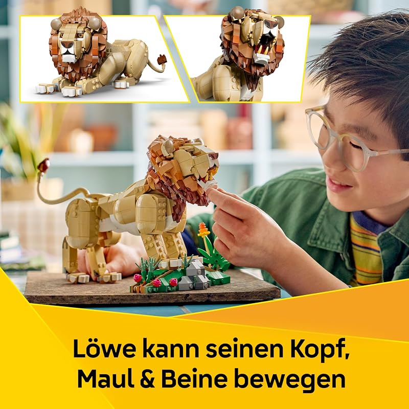 Creator 3in1 Wilde Tiere: Majestätischer Löwe 31386