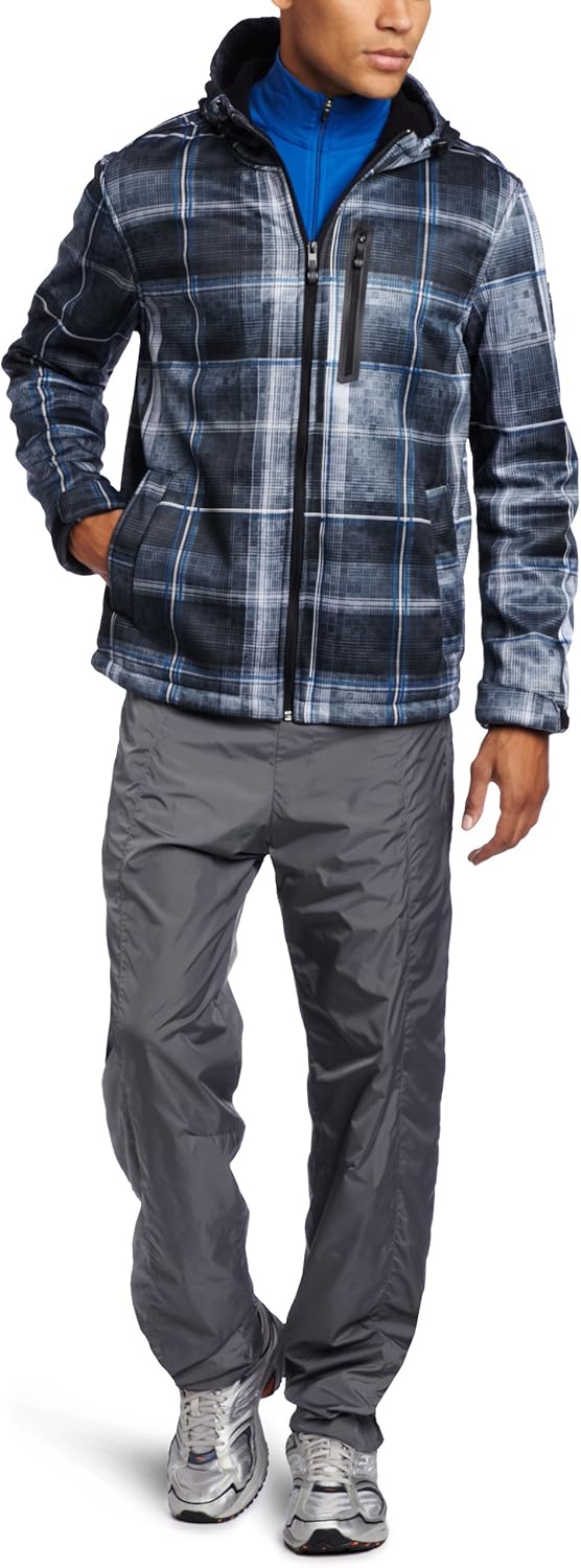 ZeroXposur Men's Performance Shell Jacket, Black Frosted, Medium at