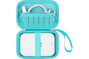 Supmay Hard Carrying Case Compatible with Canon Ivy 2 Mini Photo Printer, Wireless Bluetooth Portable Smartphone Printer, Zip