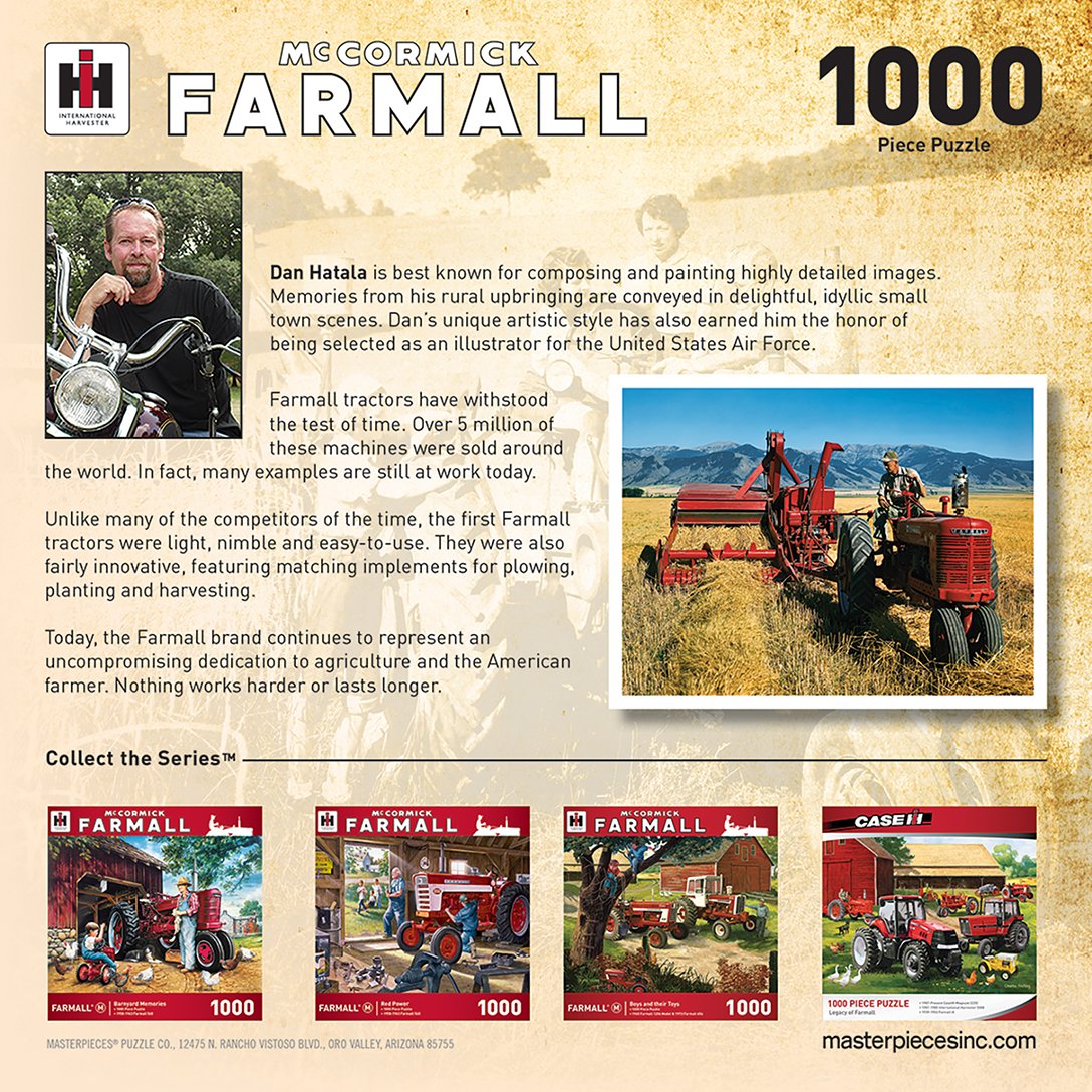 Masterpieces Farmall Barnyard Memories 1000 Piece Jigsaw Puzzle By Dan Hatala Toys Games Puzzles Agtcorp Com