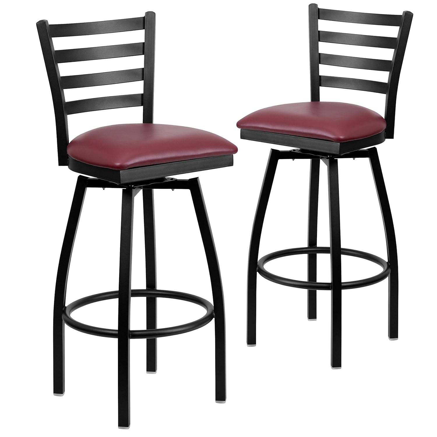 Best bar stool burgundy seat