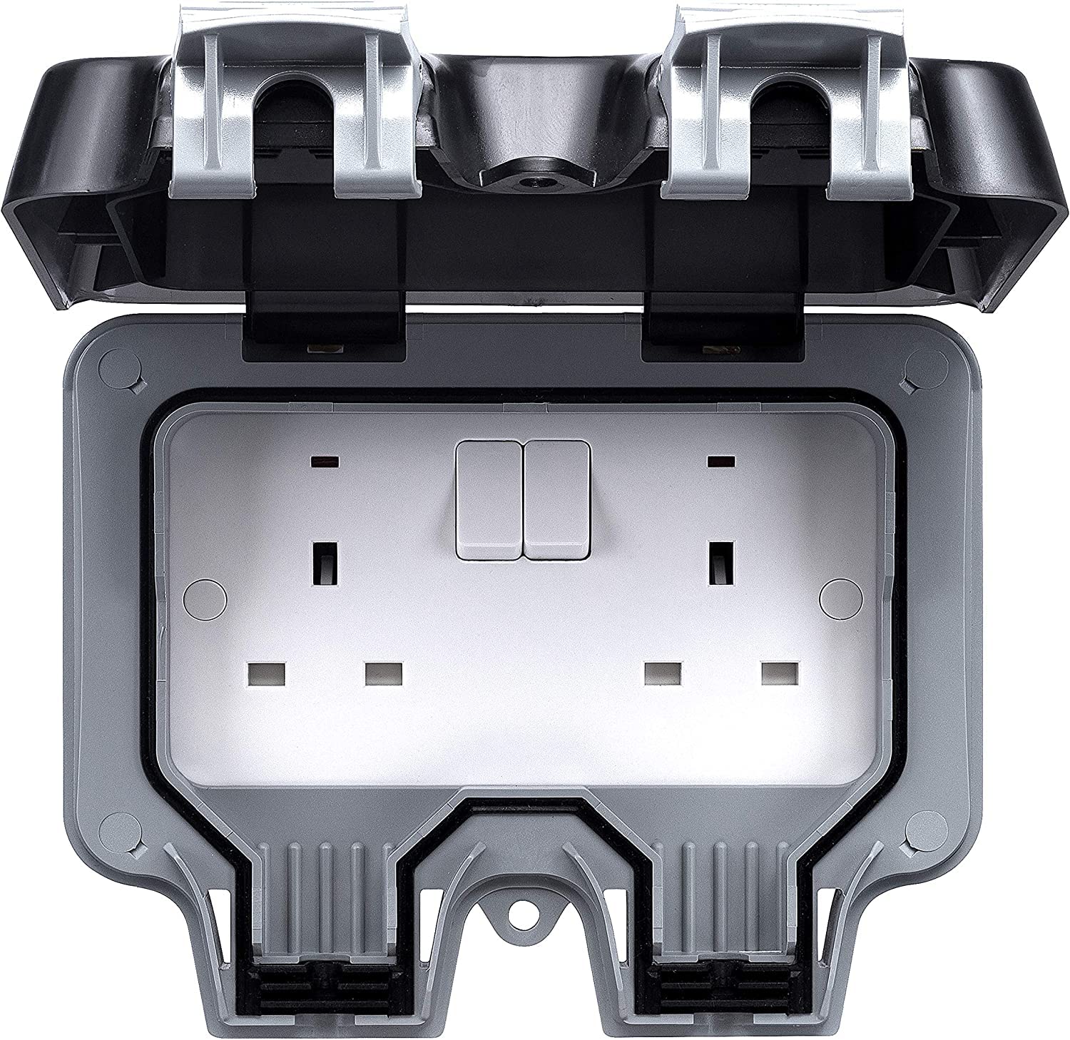 BG ELECTRICAL OUTDOOR SWITCHED SOCKET 2G DP 13A