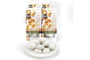 Too Good Gourmet 6 Pack of Almond Tea Cookies | Soft Baked to Perfection | Powder Sugar Topping | Great Gift