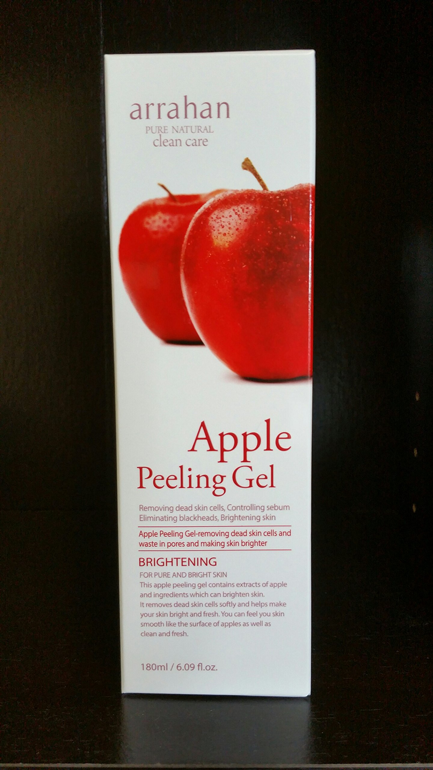 Arrahan Apple Whitening Peeling Gel 180Ml : Whitening Peeling Gel For Pure And Bright Skin
