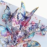 NUOERP 3D Pop Up Birthday Cards - Butterfly Thank You Cards - Pop Up Anniversary Card - Intricate Laser-Cut Birthday Card for Wedding, Anniversary, Celebration, Mother's Day Card- Blank Interior for Your Personal Message