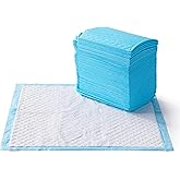 Amazon Basics Heavy Duty Dog and Puppy Pee Pads, Leak-Proof 5-Layer Super Absorbent, Quick-Dry Surface for Potty Training, Re