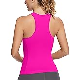 MathCat Workout Tops for Women Racerback Tank Tops Seamless Running Tank Tops Muscle Tank