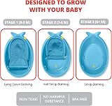 Skip Hop Moby Smart Sling 3-Stage Baby Bath Tub Blue 0m+ 27.5 x 19 x 11.5 view 3