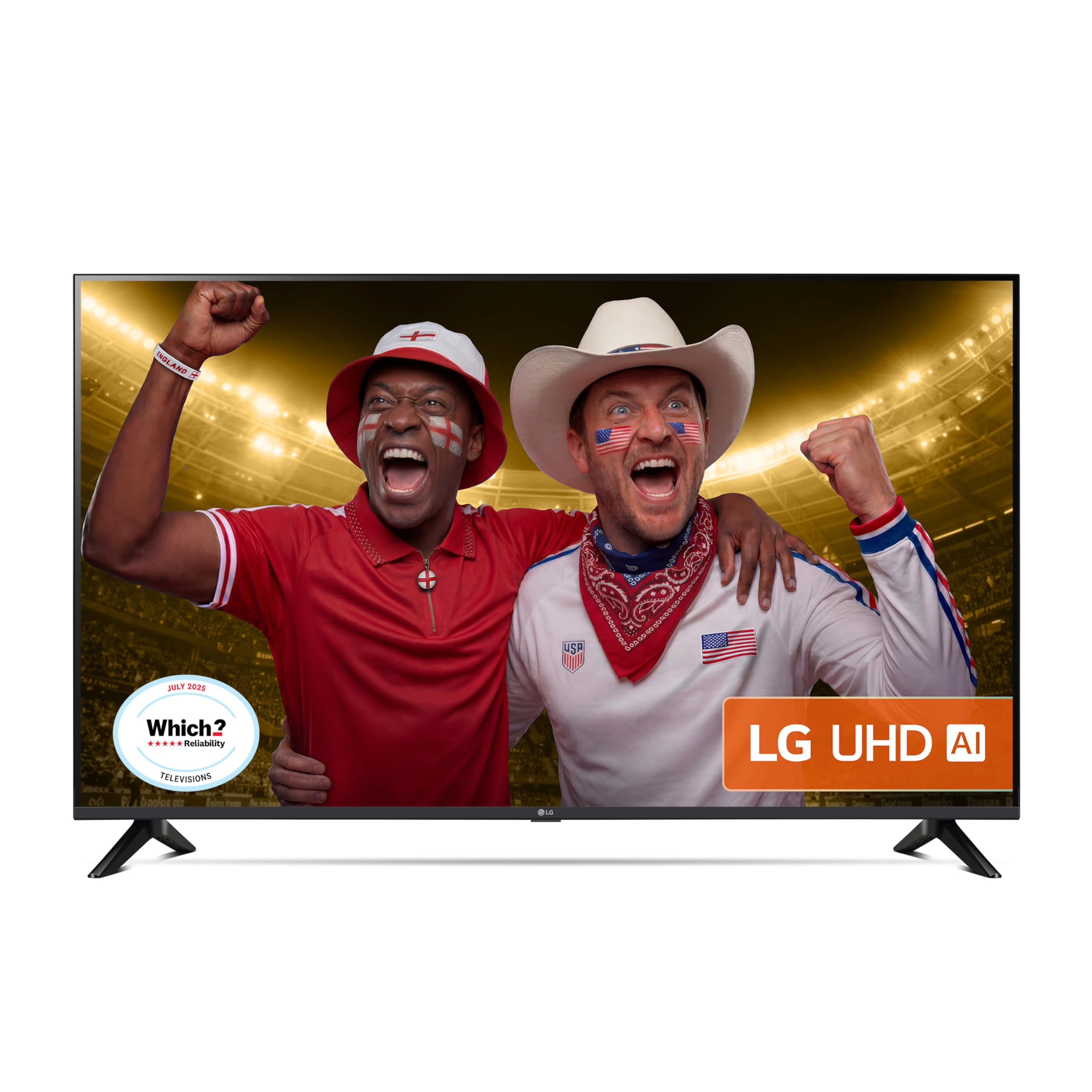 LG 43UA73006LA 43-Inch 4K Ultra HD HDR Smart TV (webOS 25 Platform with AI Concierge, Alpha 7 Processor 4K Gen8, Game Optimiser & ALLM, 60Hz) [Model 2025]