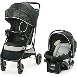 Graco NimbleLite Travel System | Includes Lightweight Stroller and SnugRide 35 Lite Infant Car Seat, Parent Storage, Compact 