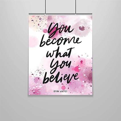 Posters Oprah Winfrey Citation Poster Femme Inspirative 16 X Motivation Inspirational Growth Mindset Decoration De Salle De Classe Dorm Poster Histoire Decoration De Bureau Amazon Fr Cuisine Maison