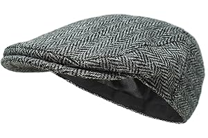 Borges & Scott Nevis Flat Cap - 100% Handwoven Wool – Harris Tweed – Water Resistant