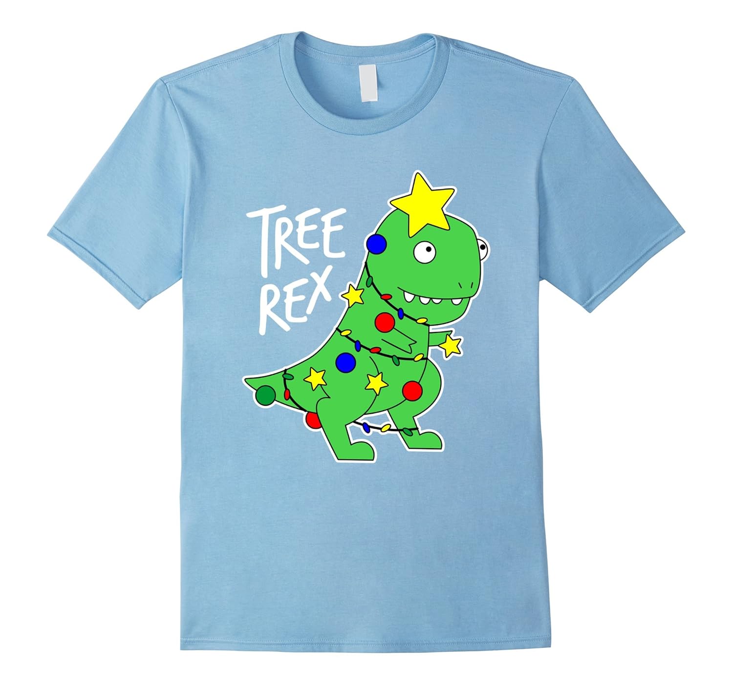 Tree Rex Shirt - Funny Dinosaur Christmas Tree T-Shirt-ANZ