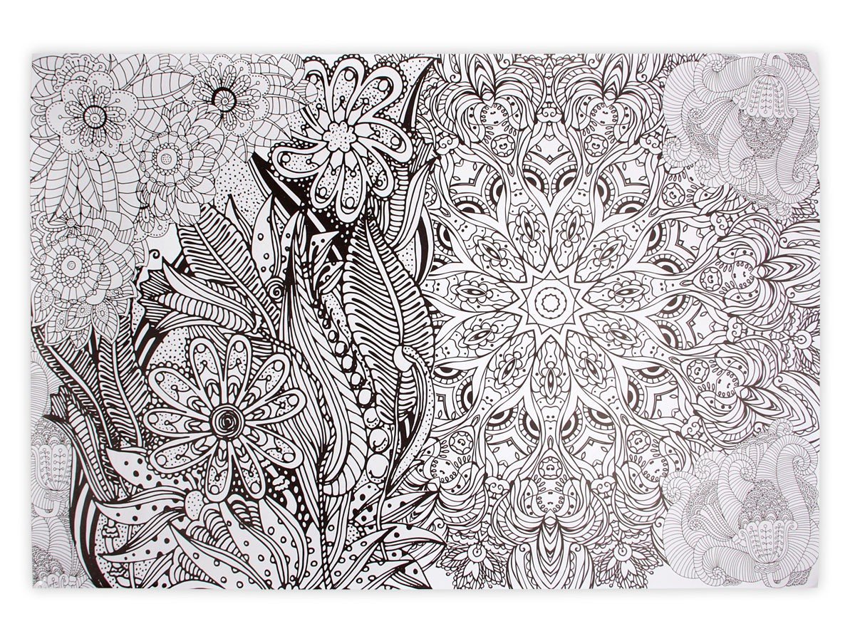 Cartello XXL da colorare antistress per adulti tanti disegni Cartello XXL da colorare antistress per adulti tanti disegni belli per adulti terapia rilassante effetto relax molto divertente adatto anche per