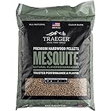 Traeger Grills PEL305 Mesquite 100% All-Natural Hardwood Pellets Grill, Smoke, Bake, Roast, Braise and BBQ, 20 lb. Bag