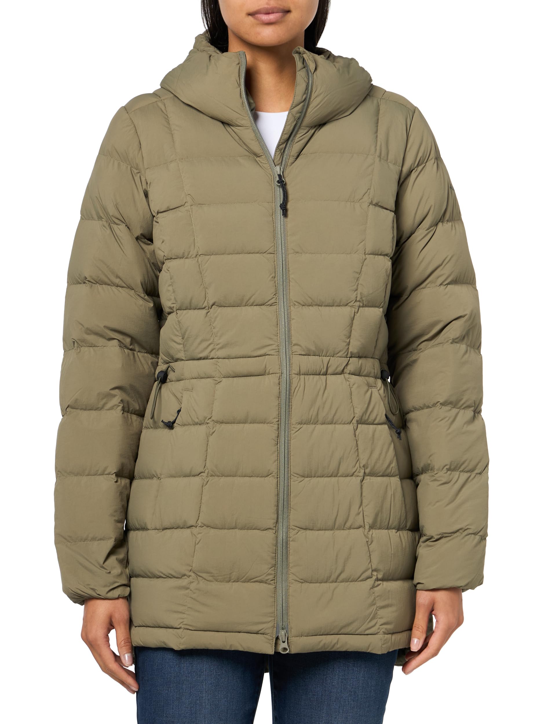 Columbia Womens Ardenwood Mid Down Jacket, Stone Green, Small