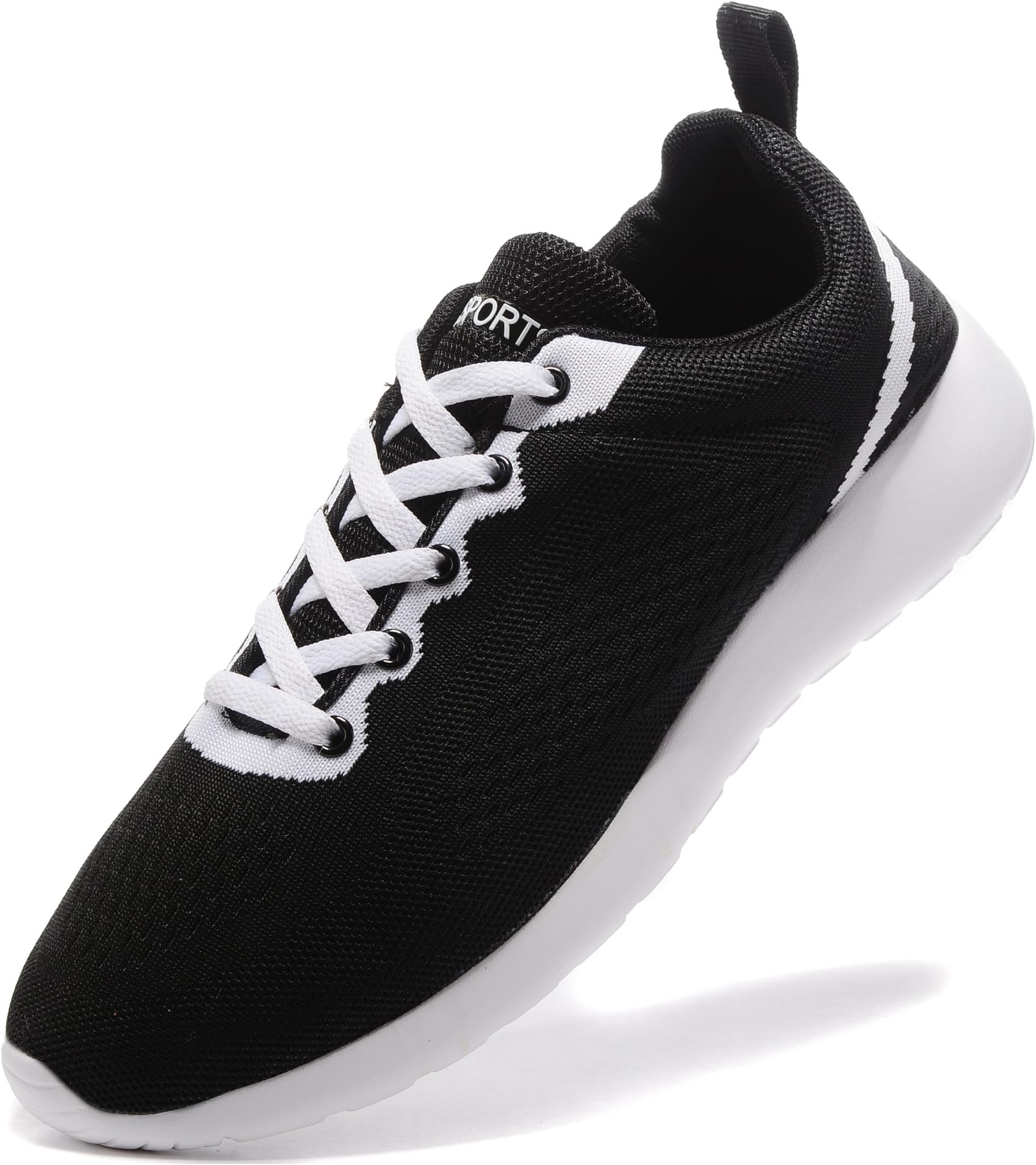 HSX SPORTS Men Women Knit Breathable Casual Fashion Lightweight Sneakers Walking Athletic Running Shoes