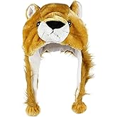 Bioterti Plush Fun Animal Hats One Size Cap Polyester With Fleece Lining