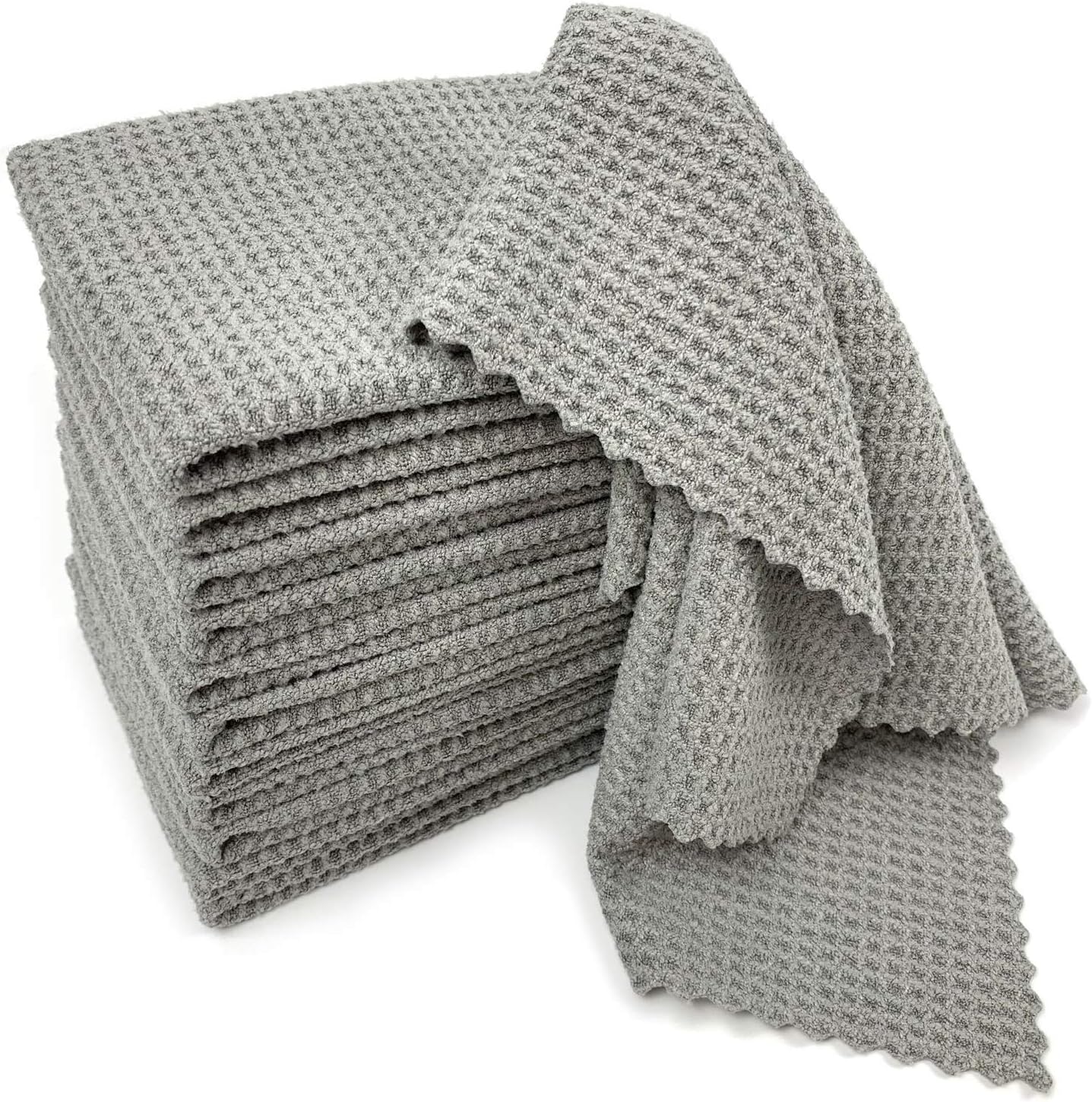 SHSCLY Microfiber Waffle Weave Kitchen Towel Household Cleaning Cloths