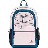 Champion Bungee Backpack, Pink/Blue, OS