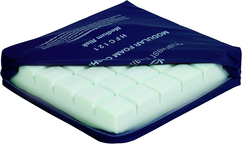 NRS Healthcare Modular Foam Pressure Care Cushion Medium Risk 430x430x95mm