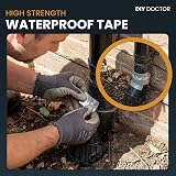 DIY Doctor Waterproof Tape 50mm x 5m Butyl Roof Sealant Tape Aluminium Foil view 2