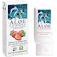 Aloe Cadabra Flavored Personal Lubricant Organic Passion Lube for Anal Sex, Oral, Women, Men & Couples, Naked Strawberry 2.5 