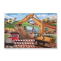Melissa & Doug Building Site Floor Puzzle, 48 pc