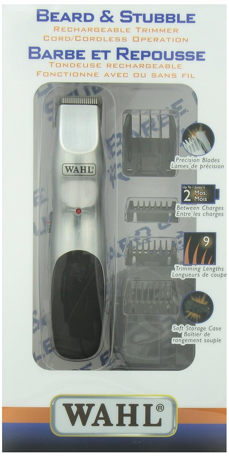 Wahl 3241 12 Piece Cord/Cordless Beard Trimmer Amazon.ca Beauty