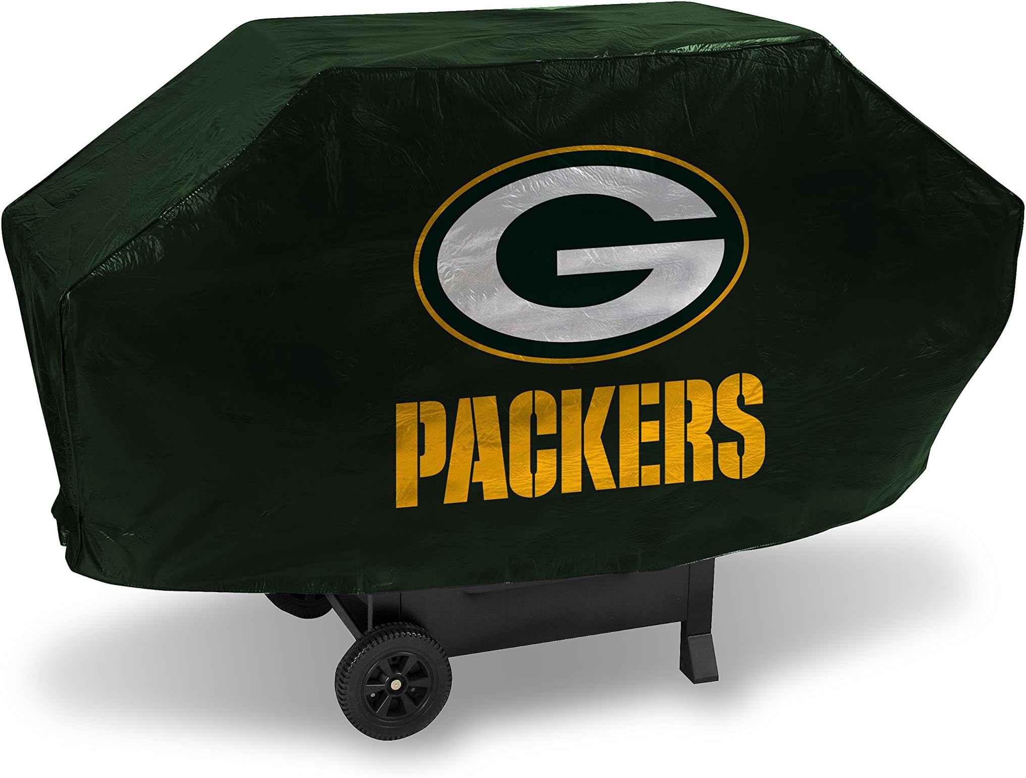Rico Industries NFL Vinyl Padded Deluxe Grill Cover, Green Bay Packers, 68 x 21 x 35-inches