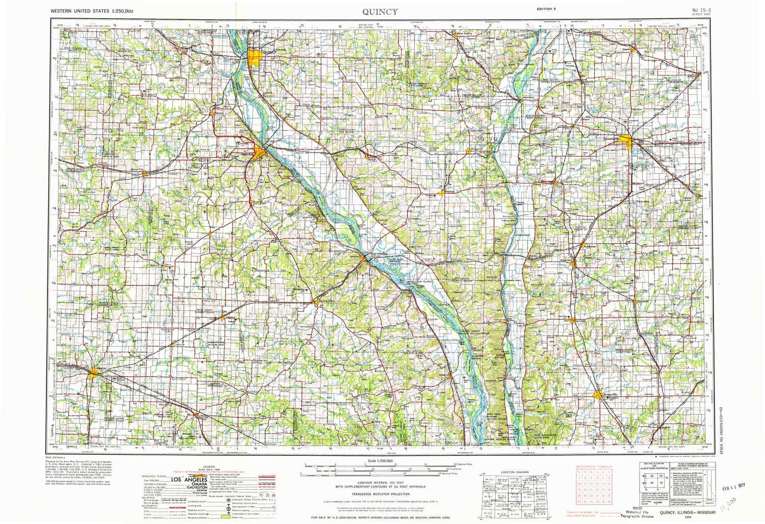 Quincy Illinois On A Map